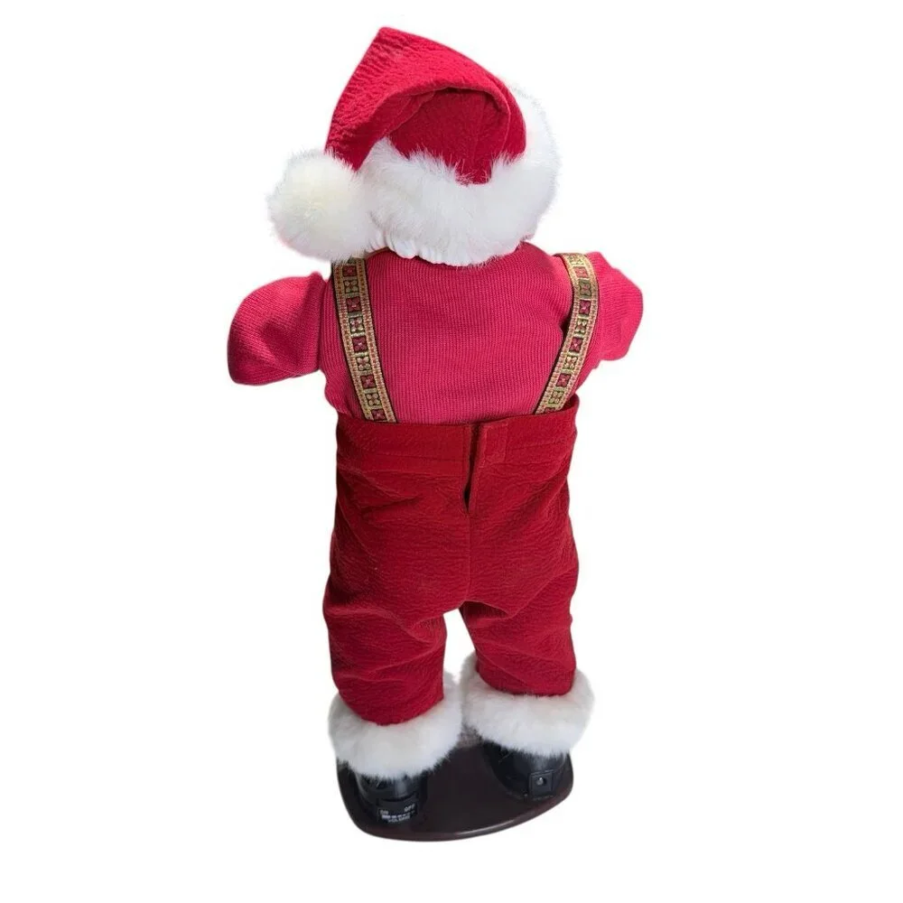 VTG Christmas Fantasy 1998 Rock Dancing Santa Animated Untested No Adapted Parts
